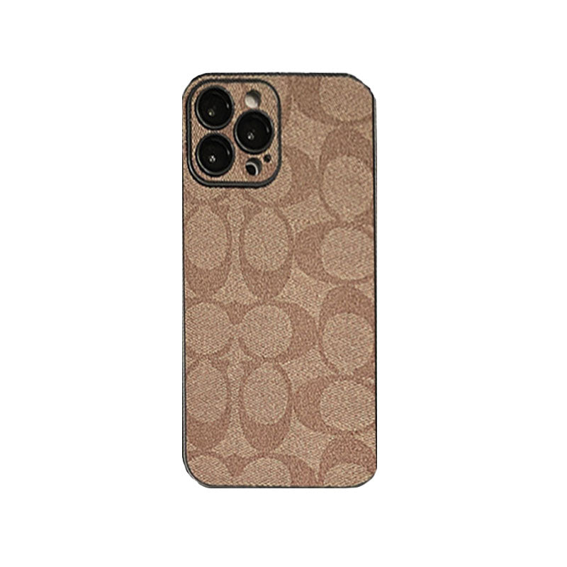 Klasyczne etui na iPhone'a Brązowe -QB240402