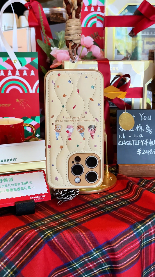Φούτερ-ελαφριά Cozy: Κομψή θήκη iPhone εμπνευσμένη από cookie για trendsetters