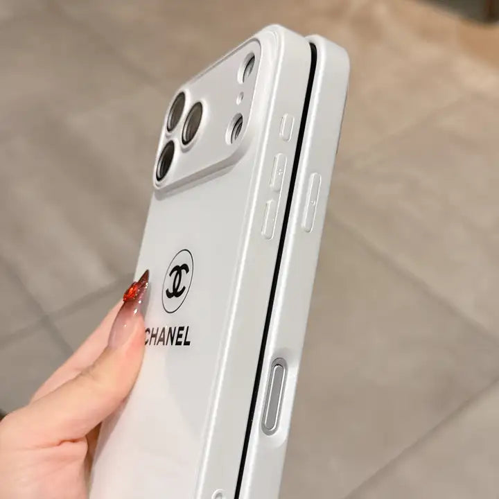 Funda para iPhone Classic Minimalist Luxe - Edición blanca brillante