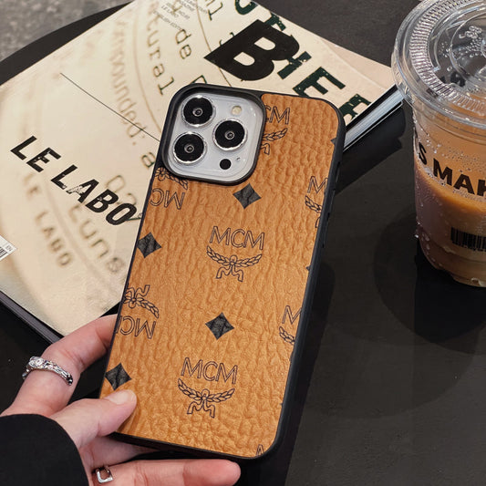 MCM iPhone maska žuta-MCK240603