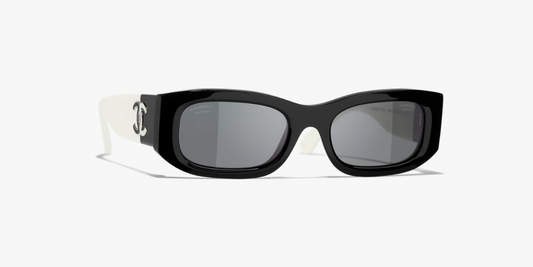 Modische rechteckige Acetat-Sonnenbrille