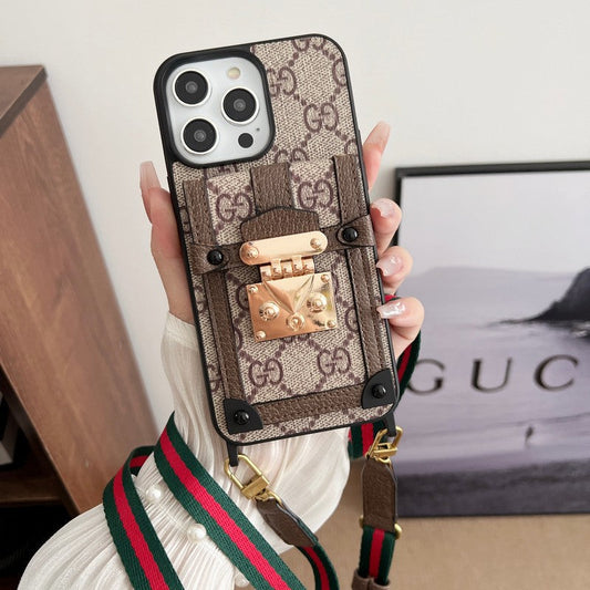 Premium Card Bag Chain Classic iPhone-deksel