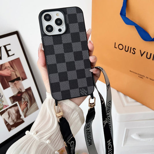 Luksuzna crna & bijela torbica za iPhone preko tijela
