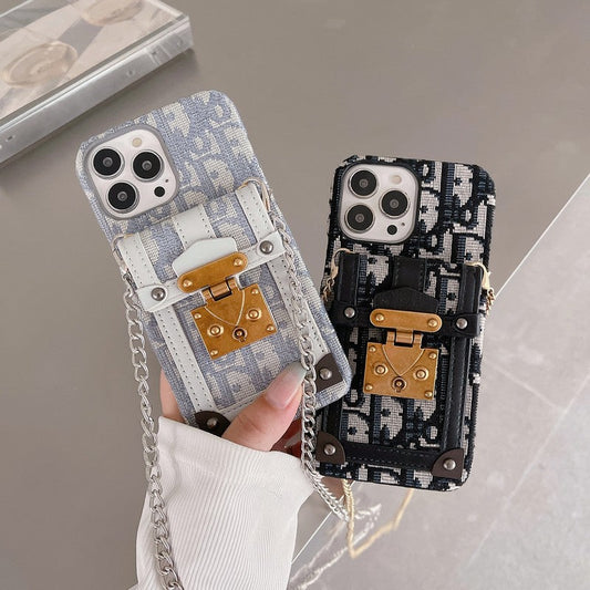 Ovitek za iPhone iz tkanine s modno voščilnico