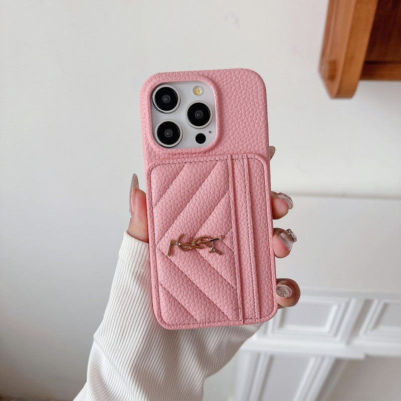 Kožené pouzdro na iPhone Saint Card Bag