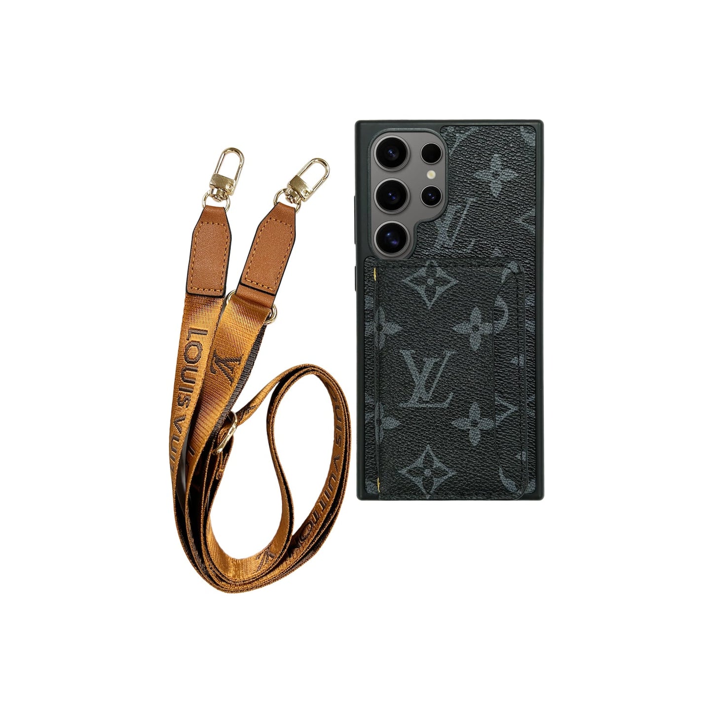 Držák karty x Lanyard Signature Black Case | Samsung