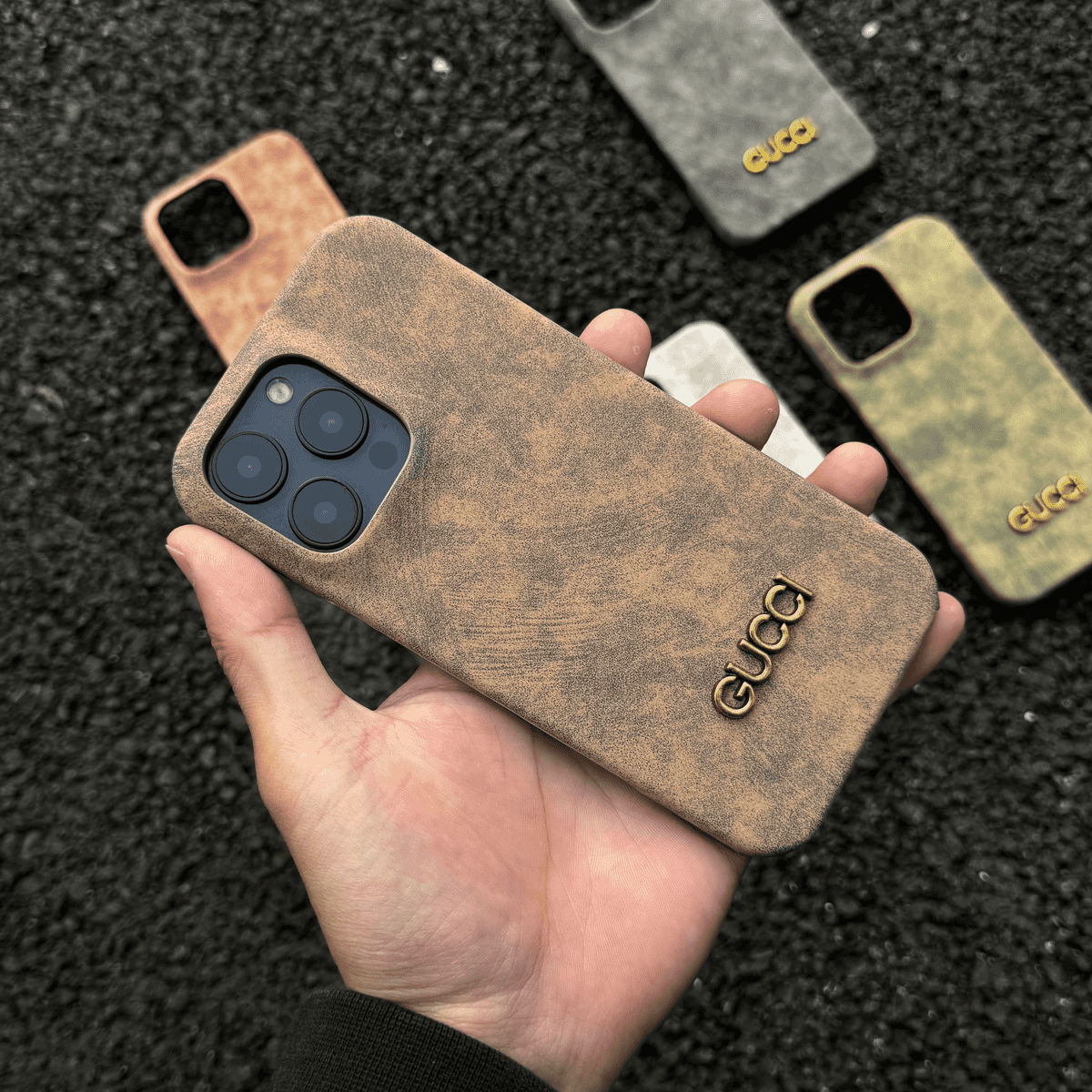 Κλασική Vintage θήκη iPhone σε στυλ σουέτ
