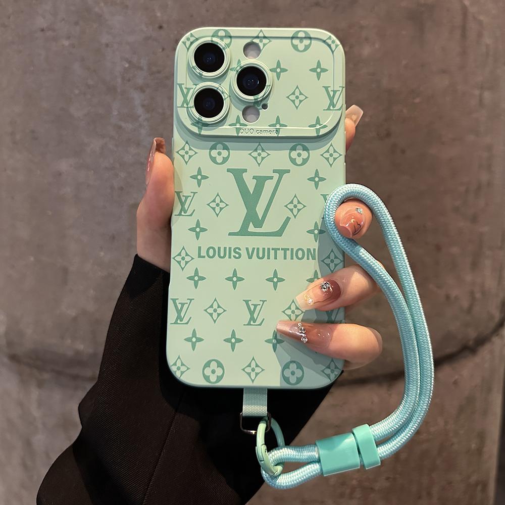 Luxe iPhone-hoesje met reliëfpatroon en afneembare polsband