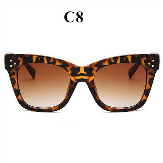 Oulylan classique yeux de chat lunettes de soleil femmes Vintage surdimensionné dégradé lunettes de soleil nuances femme luxe concepteur UV400 lunettes de soleil
