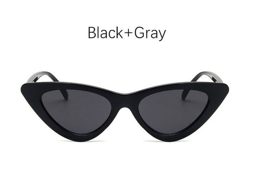 odtieň mačacích očí pre ženy módne slnečné okuliare značky dámske vintage retro trojuholníkové okuliare oculos ženské slnečné okuliare Sexy
