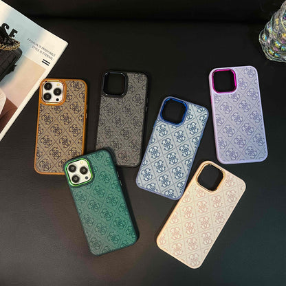 Étui pour iPhone de luxe violet-MD231025