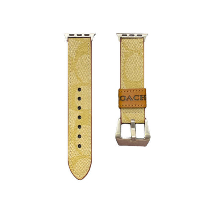 Kožený klasický řemínek Apple Watch Coffee-YHK244221710