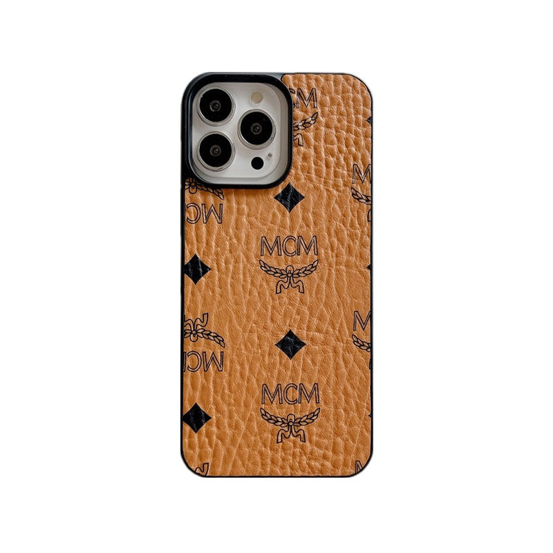 MCM iPhone Cás Dubh-MCK240603