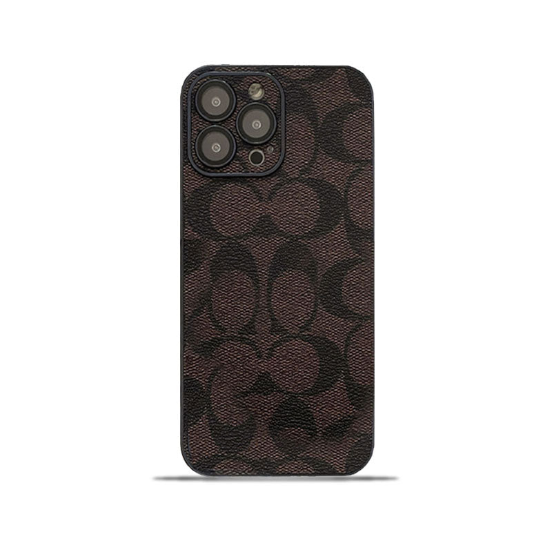 Custodia classica per iPhone Marrone -QB240402