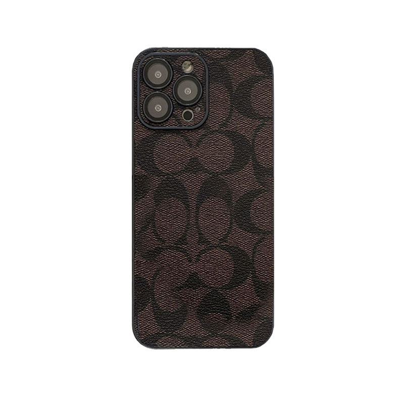 Custodia classica per iPhone Marrone -QB240402