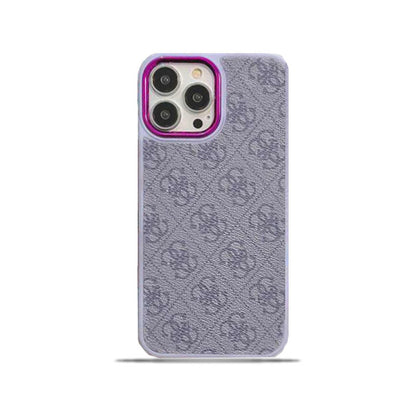 Étui pour iPhone de luxe violet-MD231025