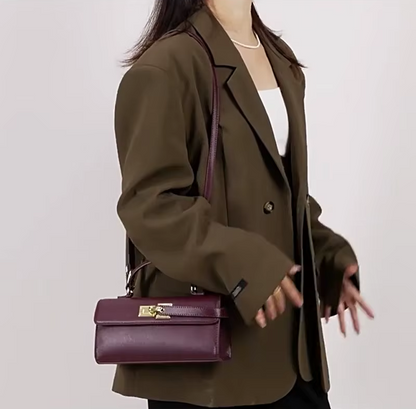 Luxury Brand Lock Design Tote Bag