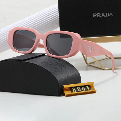 Polygonální Retro Unisex sluneční brýle 8251