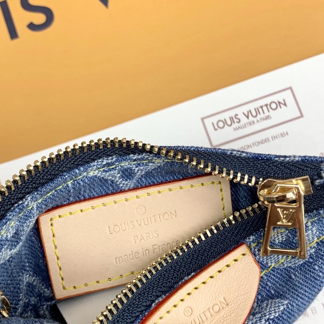 Luxusní pouzdro na mince Monogram – Stylová & Kompaktní peněženka na klíče