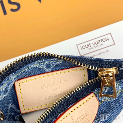 Luxusní pouzdro na mince Monogram – Stylová & Kompaktní peněženka na klíče
