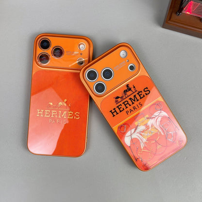Pouzdro na iPhone řady H Luxury Orange Series