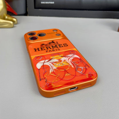 Pouzdro na iPhone řady H Luxury Orange Series