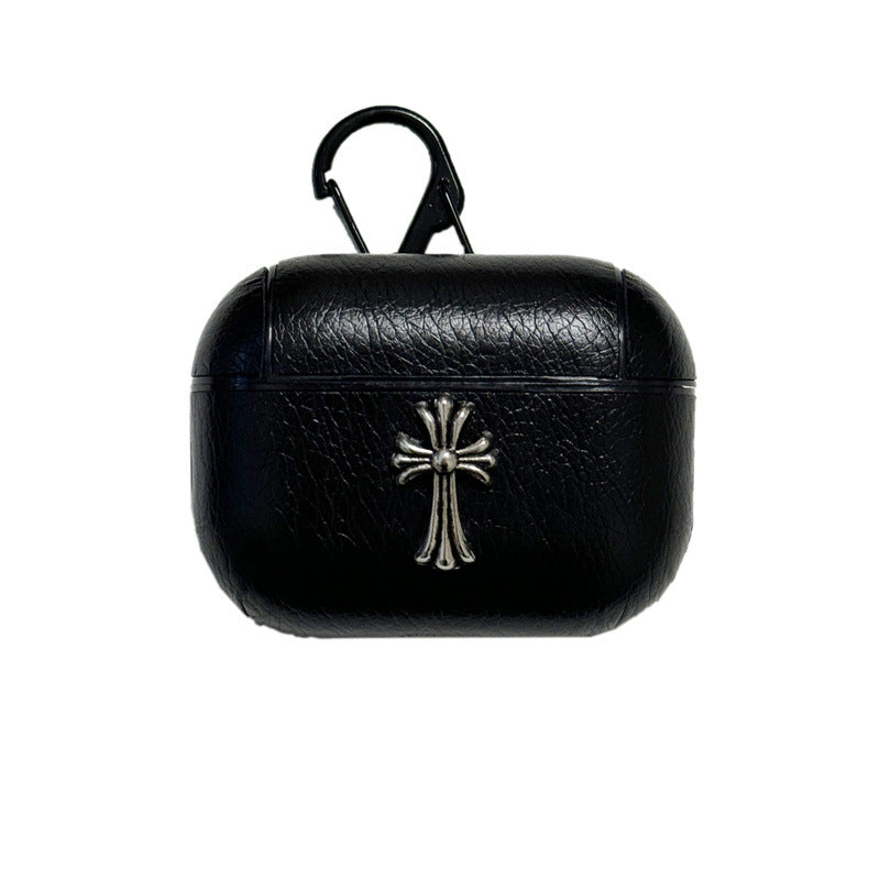 Chrome Hearts Leather AirPods Case – Gothic Style, Everyday Protection