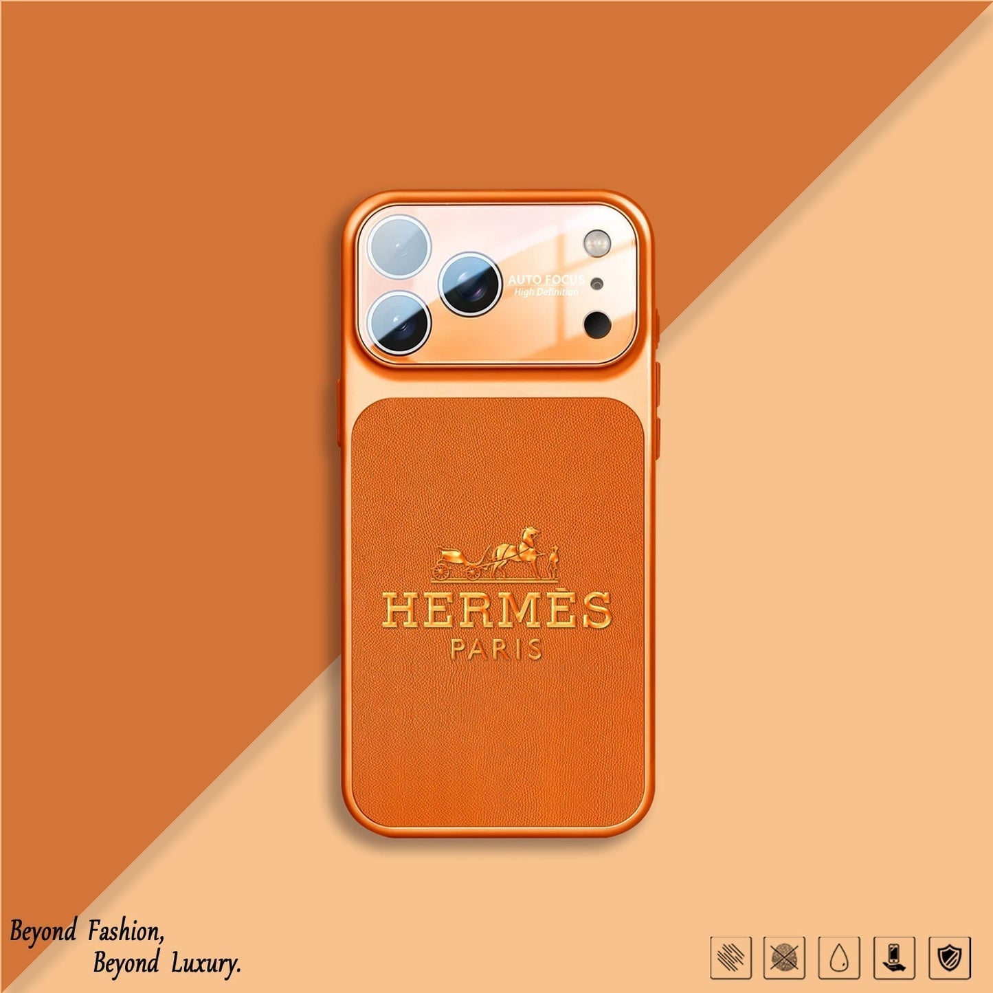 Pouzdro na iPhone řady H Luxury Orange Series
