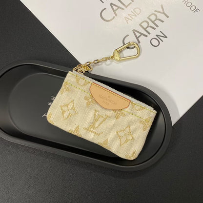 Luxusní pouzdro na mince Monogram – Stylová & Kompaktní peněženka na klíče
