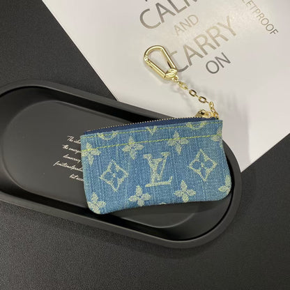 Luxusní pouzdro na mince Monogram – Stylová & Kompaktní peněženka na klíče