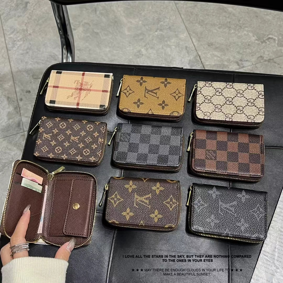 Luxusní kolekce Monogram Zipper Wallet – Lou, GG a BBR