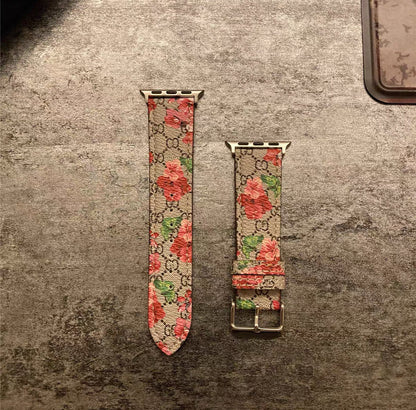 Řemínek na Apple Watch s květinovými květy