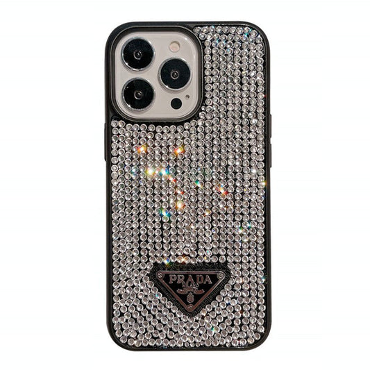 Luxusní Diamond Crossbody Chain pouzdro na iPhone
