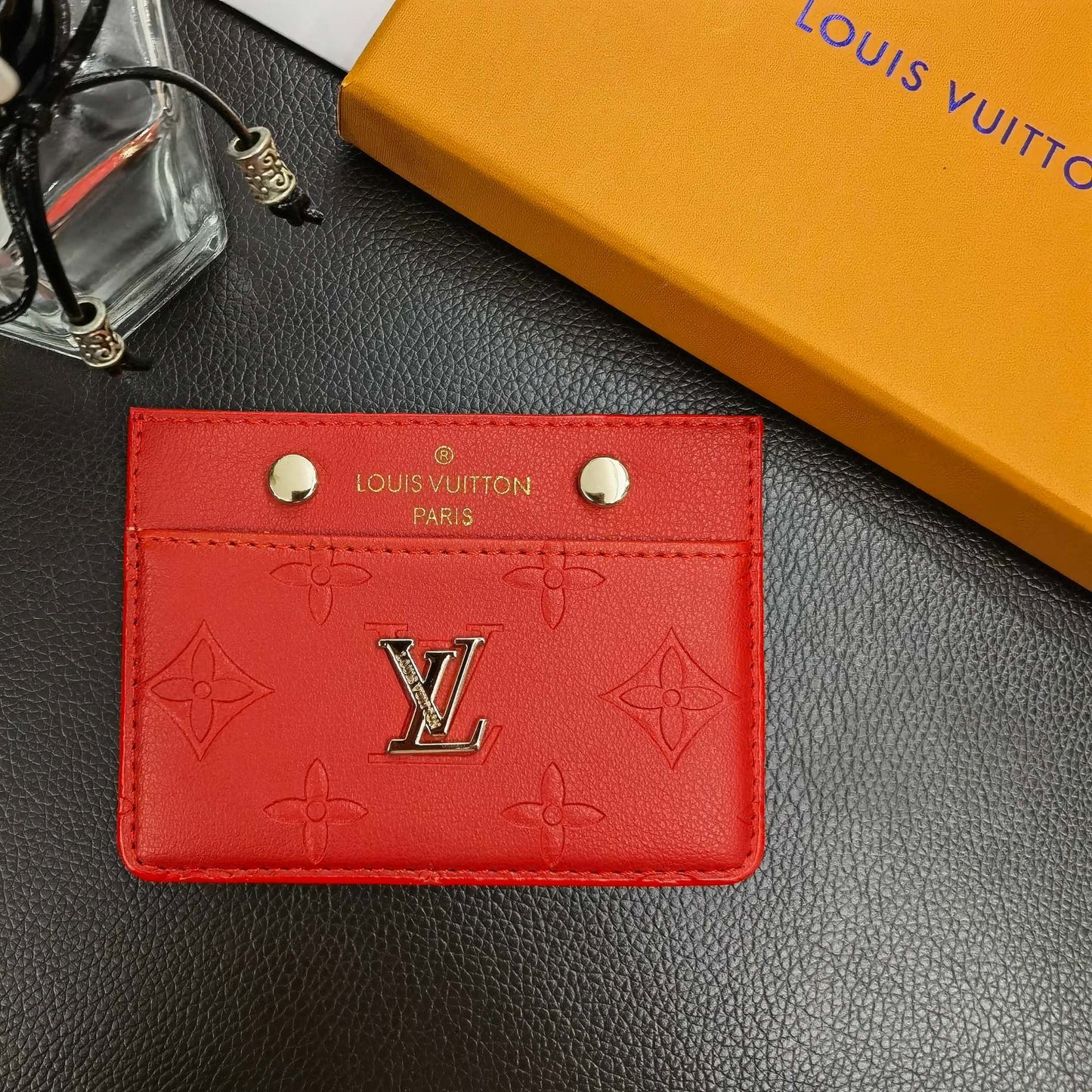 محفظة حامل بطاقات رفيعة من Lou Signature