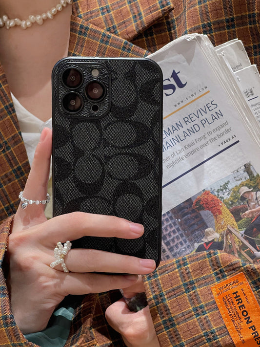 Klasičen ovitek za iPhone črn -QB240402