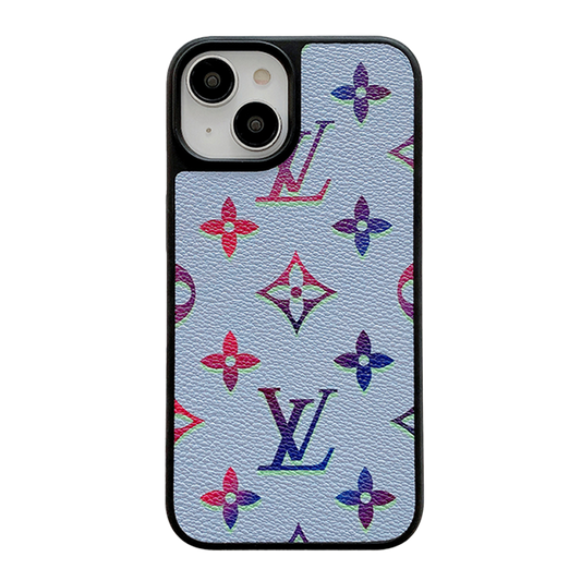 Luxury Color Leather iPhone Case