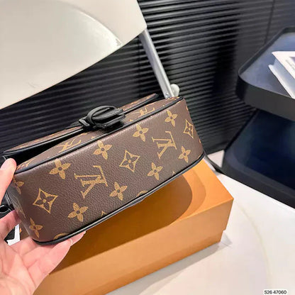 Borsa di lusso in pelle di alta qualità con motivo monogramma