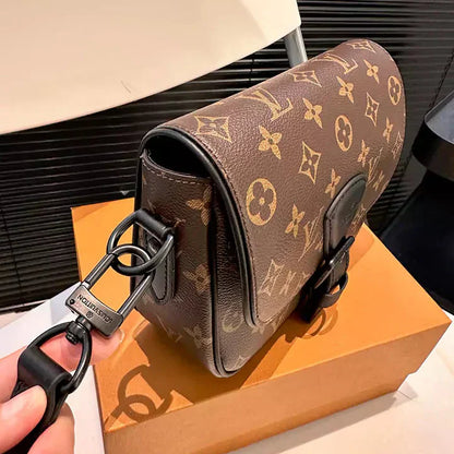Borsa di lusso in pelle di alta qualità con motivo monogramma
