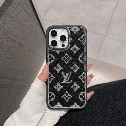 Luxusní Glitter Holographic Y - S - pouzdro na iPhone inspirované L – Diamond Shine Edition