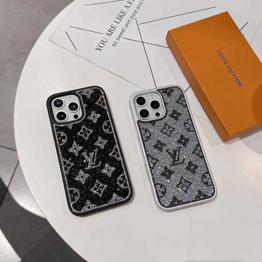 Luxusní Glitter Holographic Y - S - pouzdro na iPhone inspirované L – Diamond Shine Edition