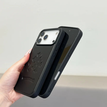 Hochwertige iPhone-Hülle aus Kunstleder