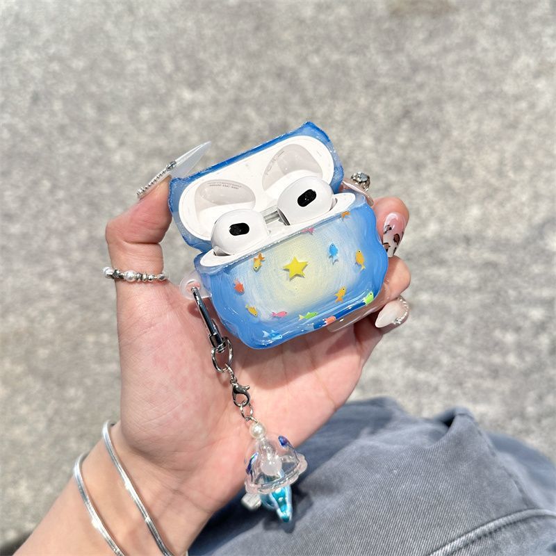 Ocean Starlight Colorful Fish Series AirPods Case