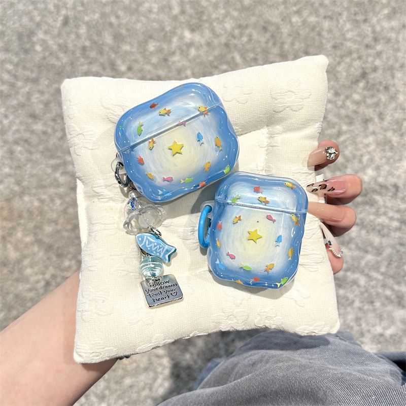 Ocean Starlight Colorful Fish Series AirPods Case