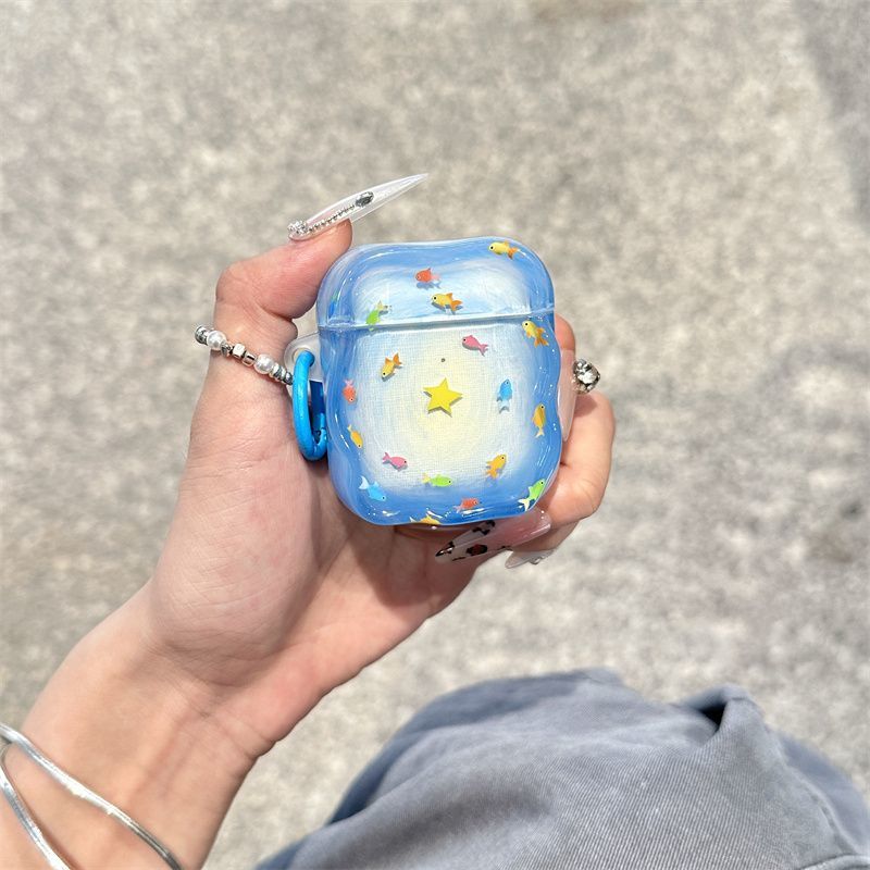 Ocean Starlight Colorful Fish Series AirPods Case