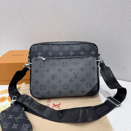 Classic Monogram Trio Messenger Bag - A Fashion Must-Have 011