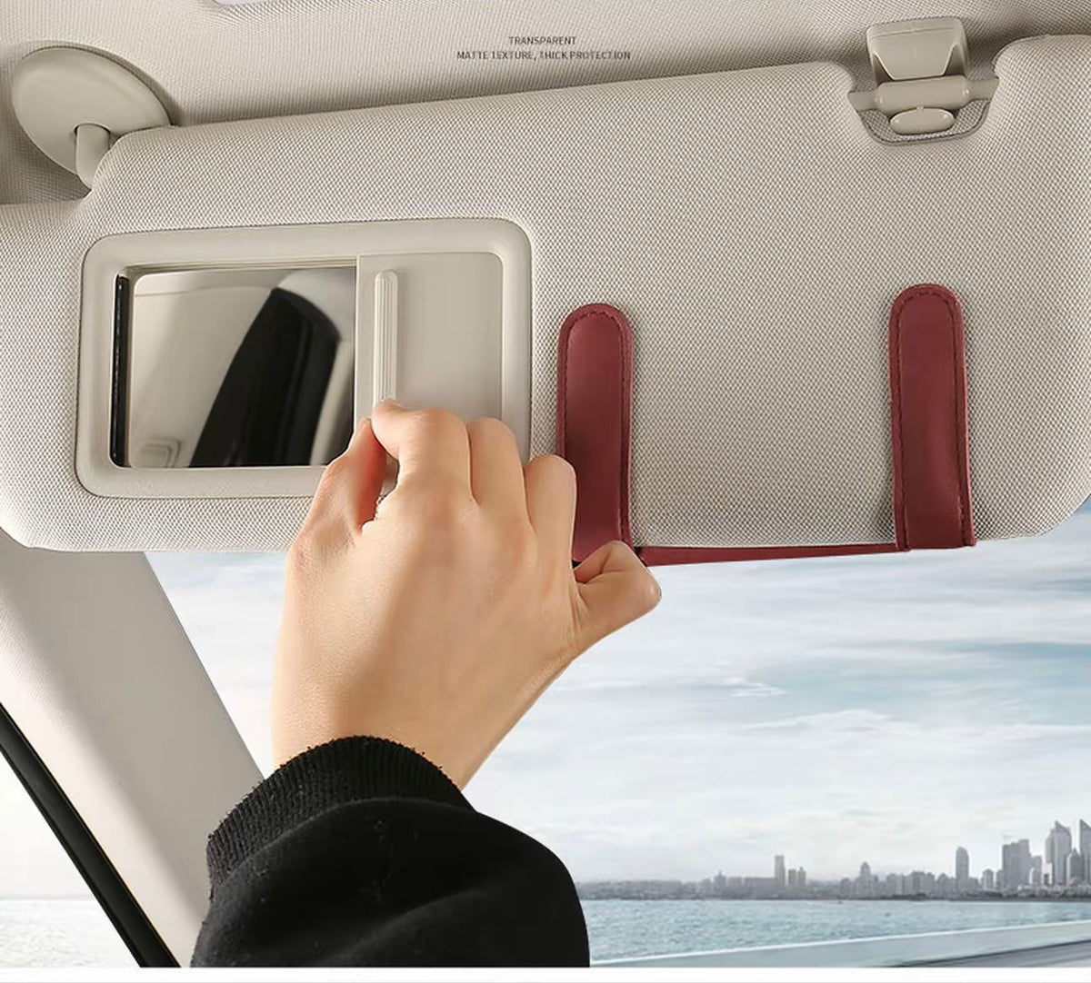 Premium In-Car Eyeglasses Case