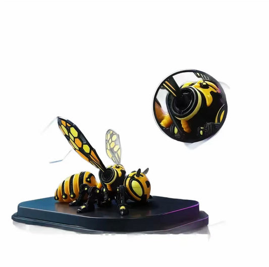 Cyber ​​Mech Bumblebee 3D-tryckt trendig prydnad