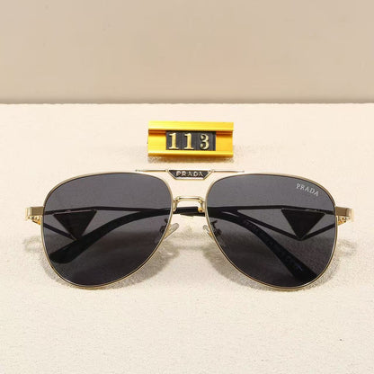 Luxury Metal Pilot Sunglasses  113