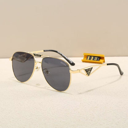 Luxury Metal Pilot Sunglasses  113