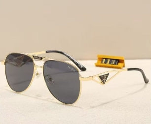 Luxury Metal Pilot Sunglasses  113